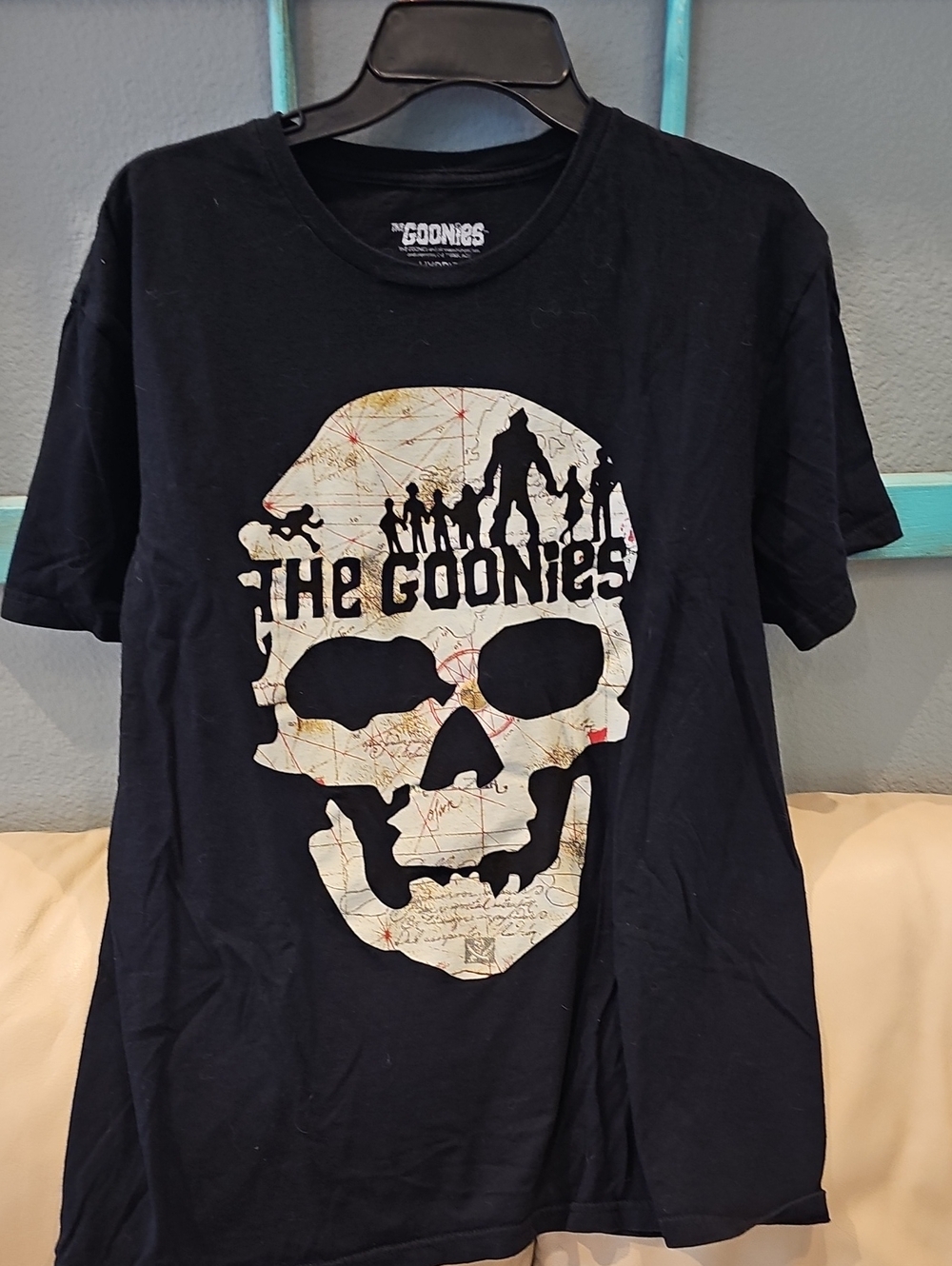 The Goonies Black Graphic Skull Tee - The Goonies